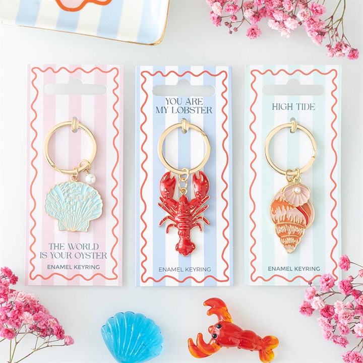 The World is Your Oyster Keyring