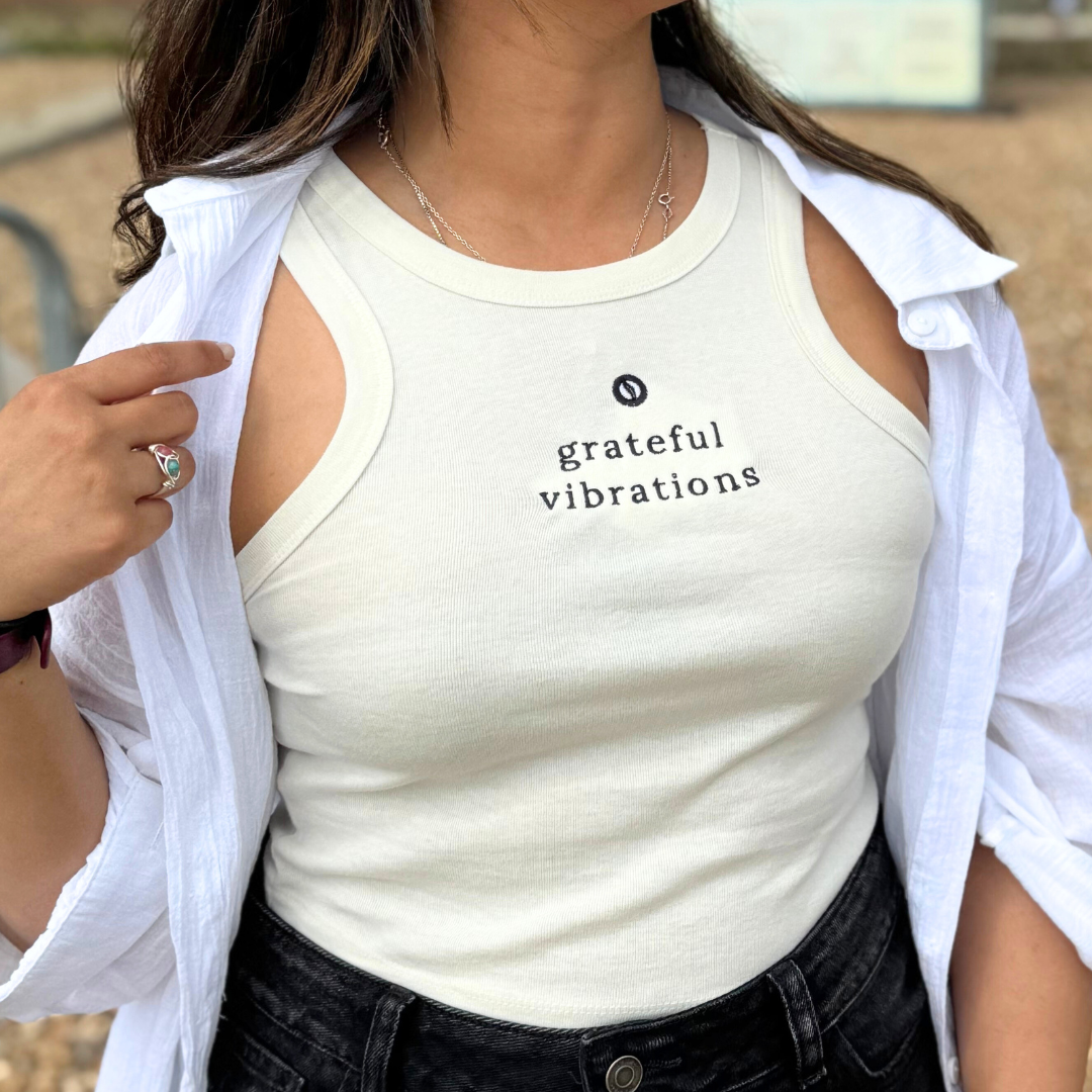 Grateful vibrations - stretchy fit tank top