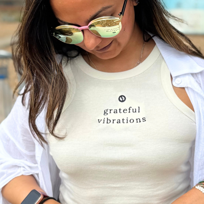 Grateful vibrations - stretchy fit tank top